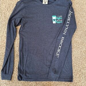 Jadelynn Brooke Blue Long Sleeve “Gilmore Girls” inspired top